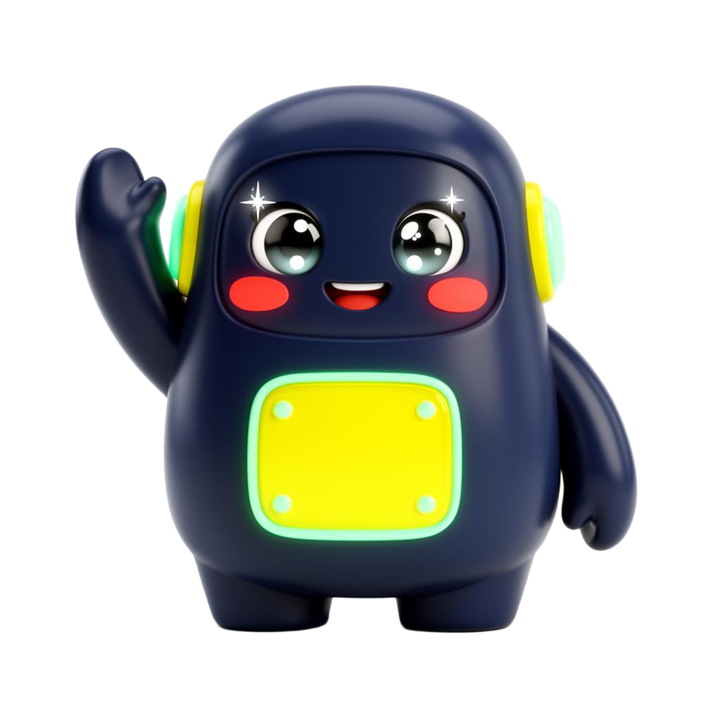 Catch before they bounce mascot waving